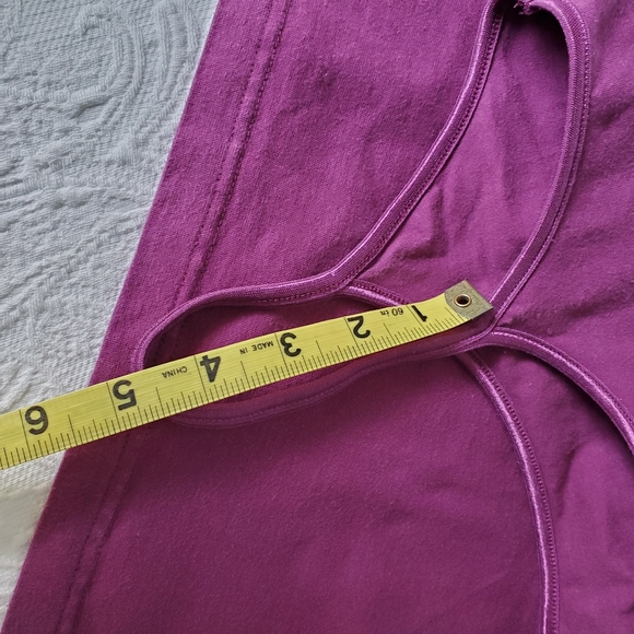 Y2k Forenza Plum Spaghetti Strap Top - Sz S - Picture 7 of 7